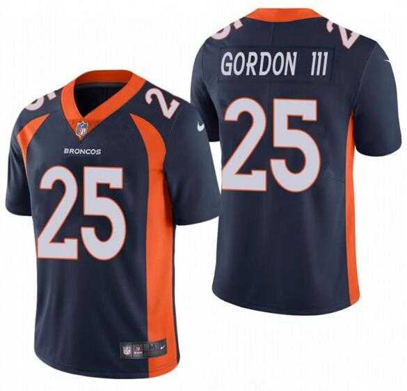 Nike Broncos 25 Melvin Gordon III Navy Vapor Untouchable Limited Jersey Dzhi